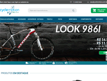 Tablet Screenshot of cyclemotion.com.br